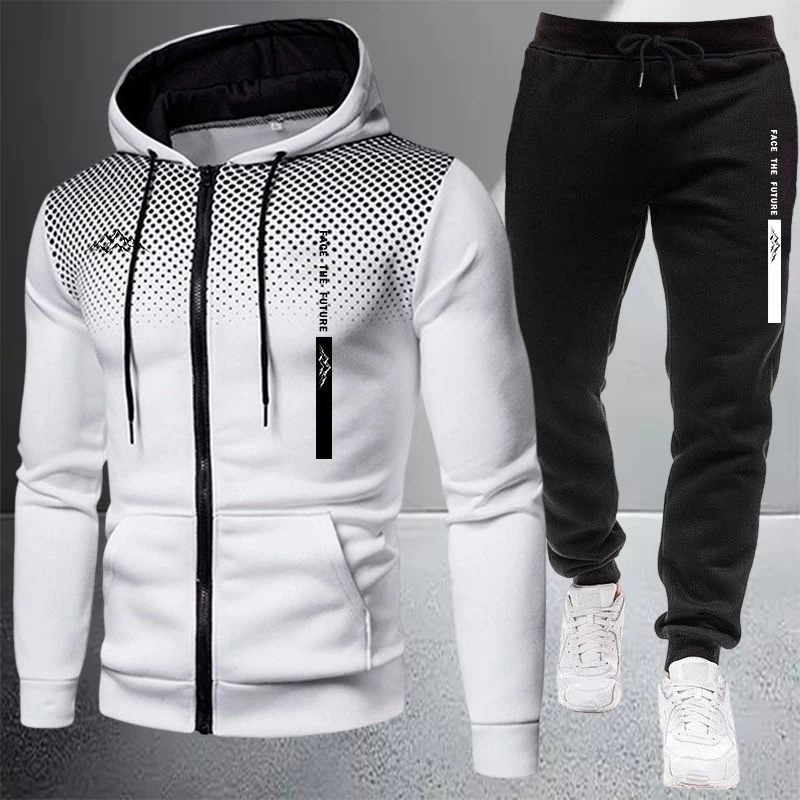 Winter Clothing Pk - Hete Aanbiedingen Herenjas Trainingspak Casual Rits
