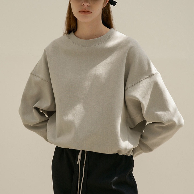 Winter Clothing Drawing - Vrouwen losse cropped jas casual effen