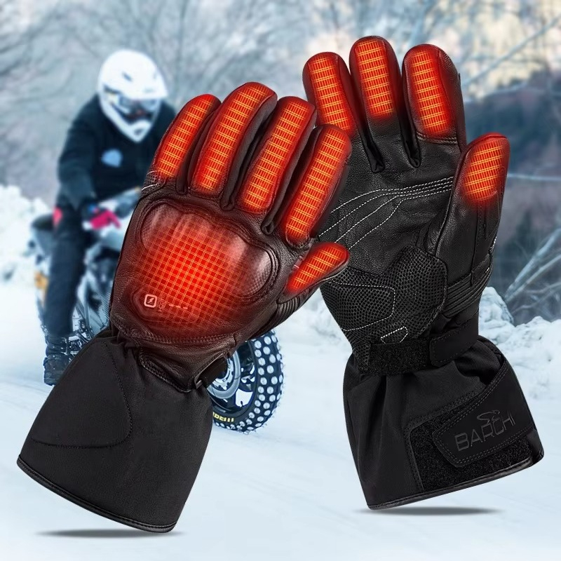 Heated Gloves Electric - Winterse draadloze waterdichte elektrische verwarmde lederen