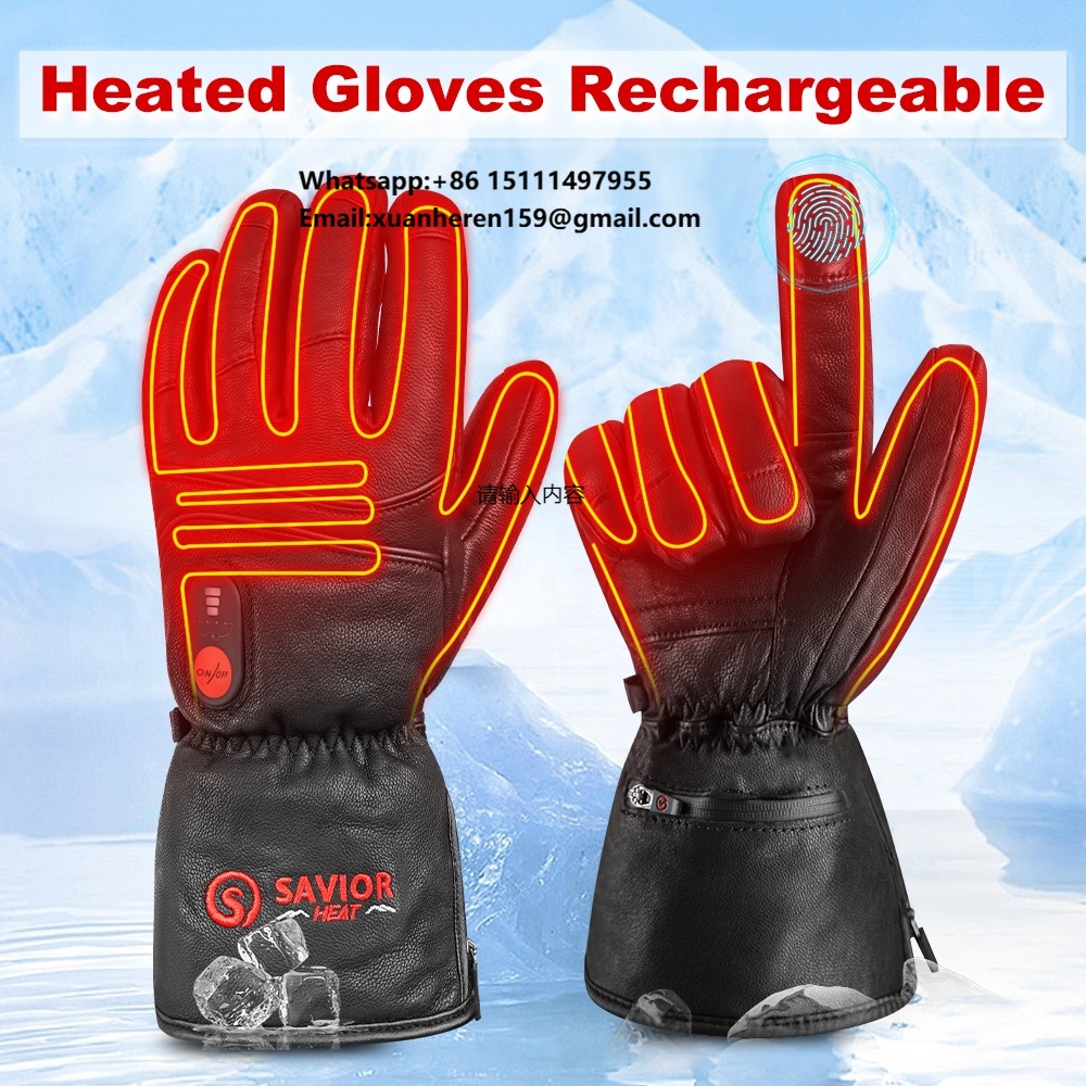 Verwarmde leren handschoenen H - Heated Gloves Electric recensie en prijs