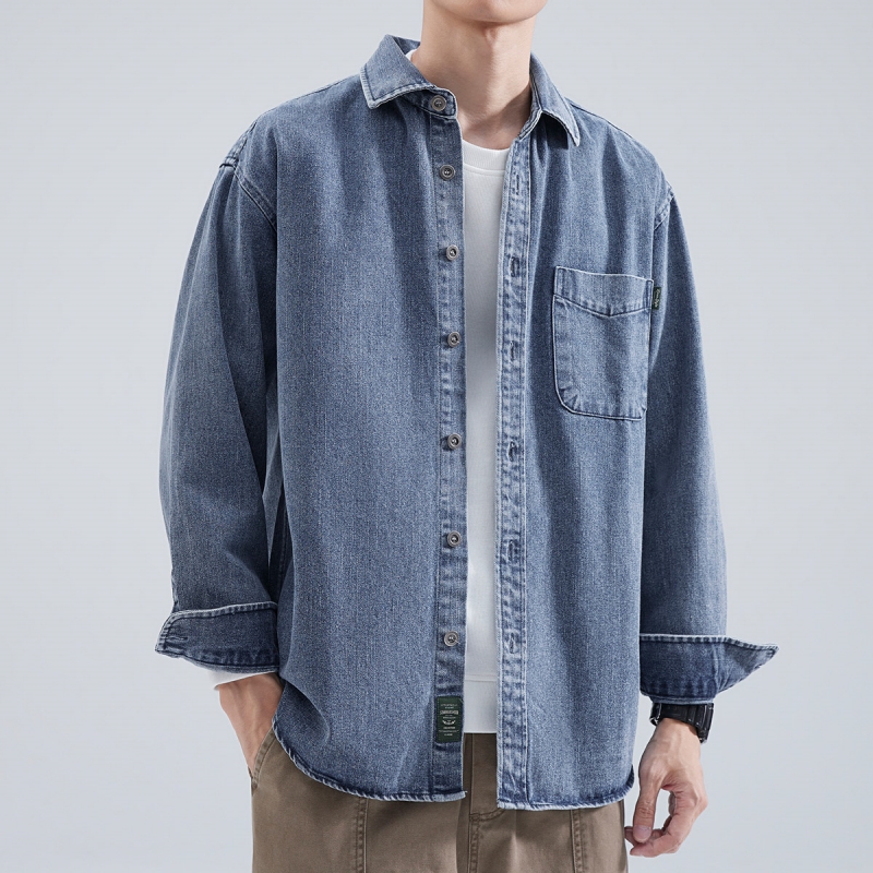 Denim overhemd heren met lange - Winter Clothing Pk recensie en prijs