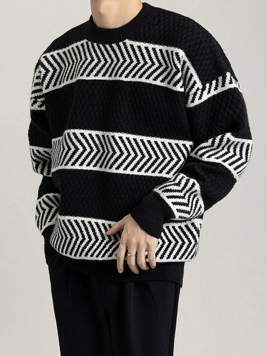 Casual losse strepen trui cont - Winter Clothing Hong Kong recensie en prijs