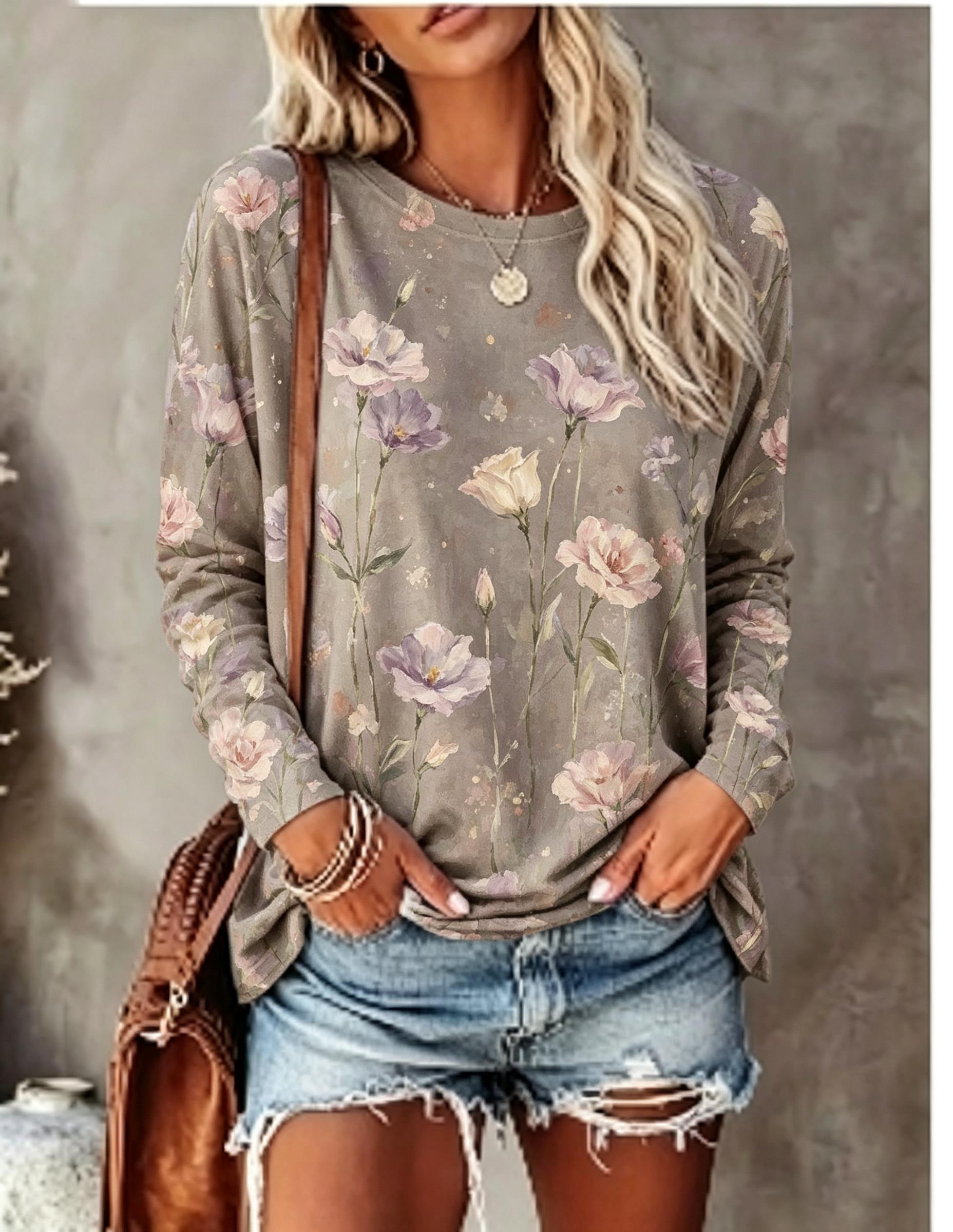 Dames T-shirt met lange mouwen - Winter Clothing For Women recensie en prijs