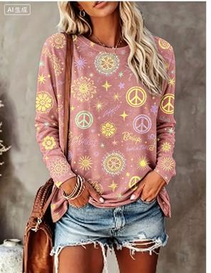 Dames T-shirt met lange mouwen - Winter Clothing For Women recensie en prijs