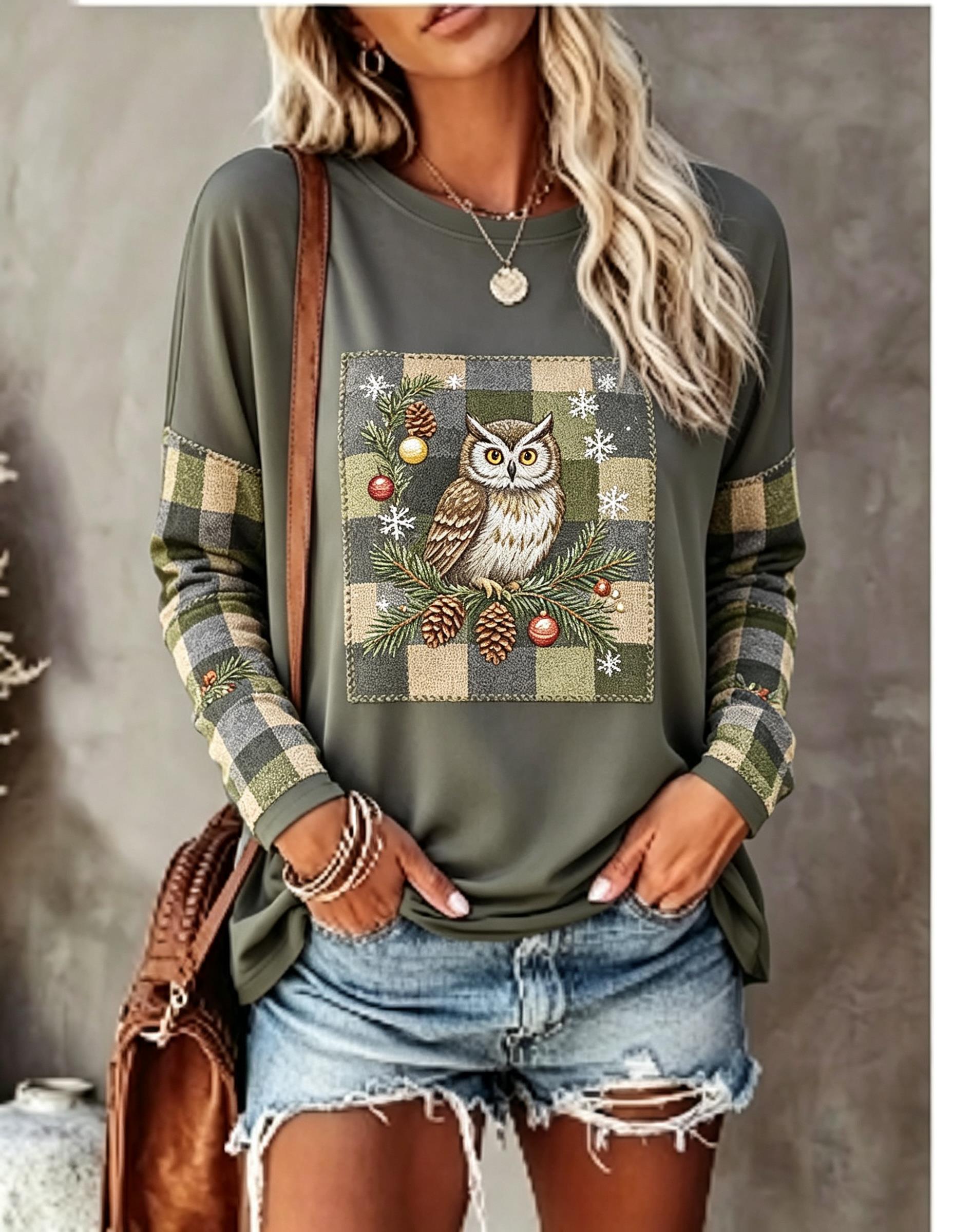Dames T-shirt met lange mouwen - Winter Clothing For Women recensie en prijs