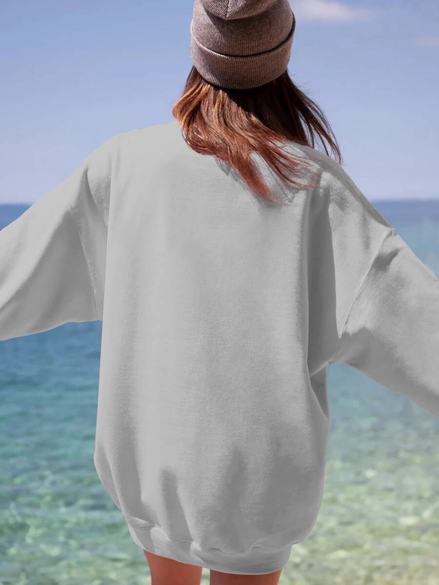Dames sweatshirt met letterpri - Winter Clothing Gift Ideas recensie en prijs